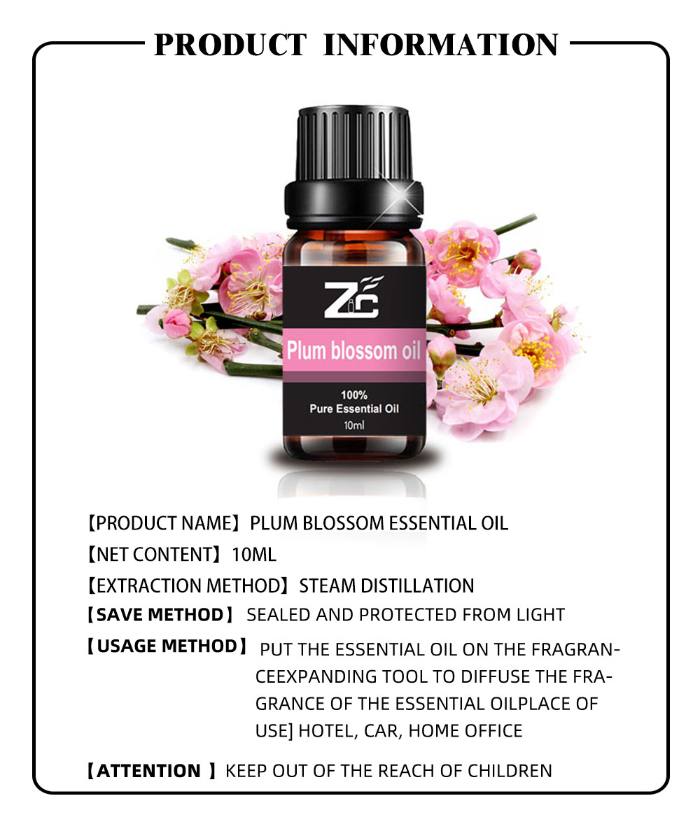 Aromatherapy Body Massage Oil Plum Blossom Essential Oil