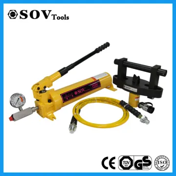 coaxial hydraulic flange spreaders with no gap