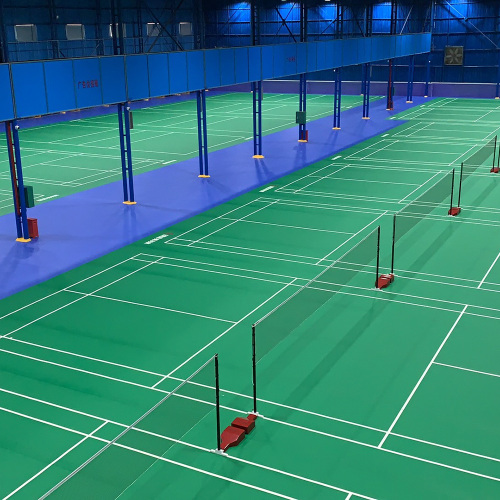 Badminton spotrs flooring with BWF certificate