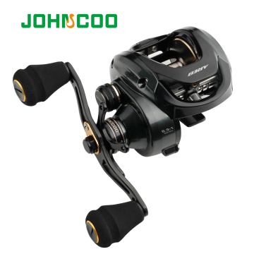 johncoo ares 8+1bb เกมใหญ่รีลที่แข็งแกร่งกับ reel baitcasting เฟรมอลูมิเนียมสูงสุด 12 กก.