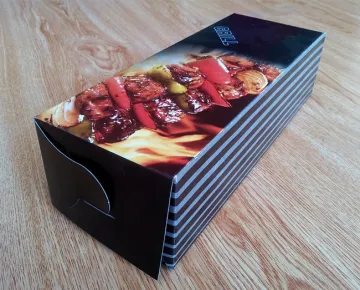 High quality folding barbecue skewer box