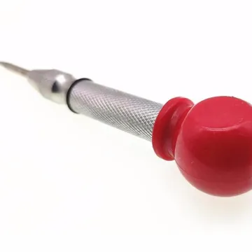 5 Inch Auto Center Hole Punch Marker Scriber Window Puncher with Cushion & Adjustable Impact