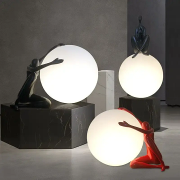Nordic Modern Design Resin Acrylic LED Desk Lamp