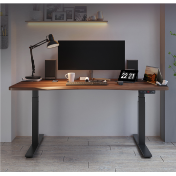 Estrutura de mesa de escritório com altura ajustável em pé