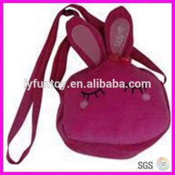 Girl's Cute Plush Bag with pink rabbit