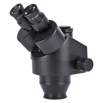 7x-45x Trinocular Zoom Stereo Microscope Head dengan 1x C-Mount Adapter-SZM-0745TR