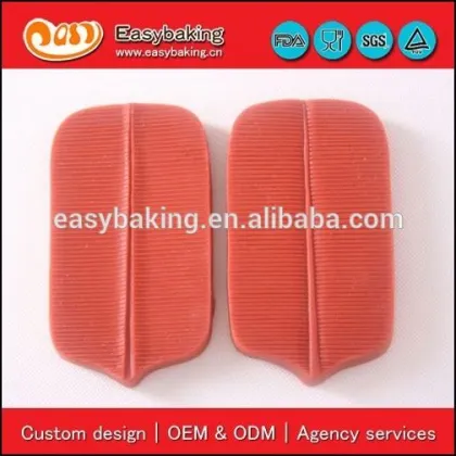 Customized veiner leaf sugarcraft fondant cake decorating silicone molds