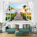 3D dust proof partition tapestry