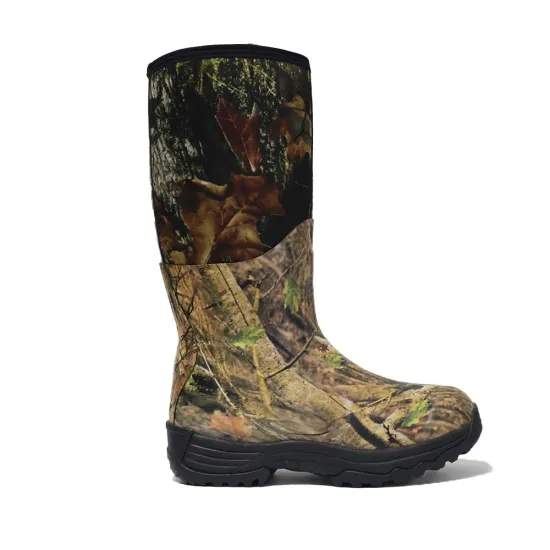 Long Camouflage Hunting Boots