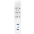 Brazilian Standard Socket with 3 Plugs 3USB ports