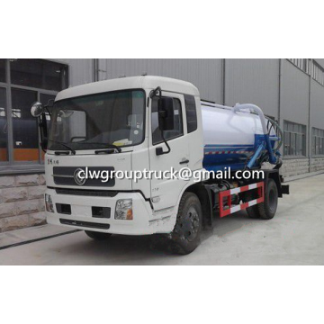 Dongfeng Tianjin 10CBM ถังบำบัดน้ำเสียรถบรรทุก