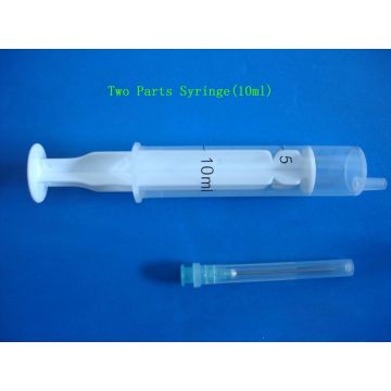 Hypodermic 2 piese Luer Slip Seringă cu ac