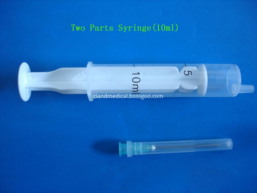 China Hypodermic 2 Bagian Luer Slip Syringe Dengan Jarum ...