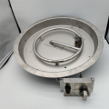 Outdoor Stainless Gas Fire Pit Burner Pan Kit