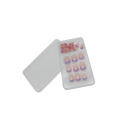 Cosmetic transparent false nail blister tray