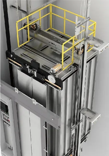 High-Speed Room-Less Passenger Elevator with Low Noise and Affordable Hoist Construction Machinery