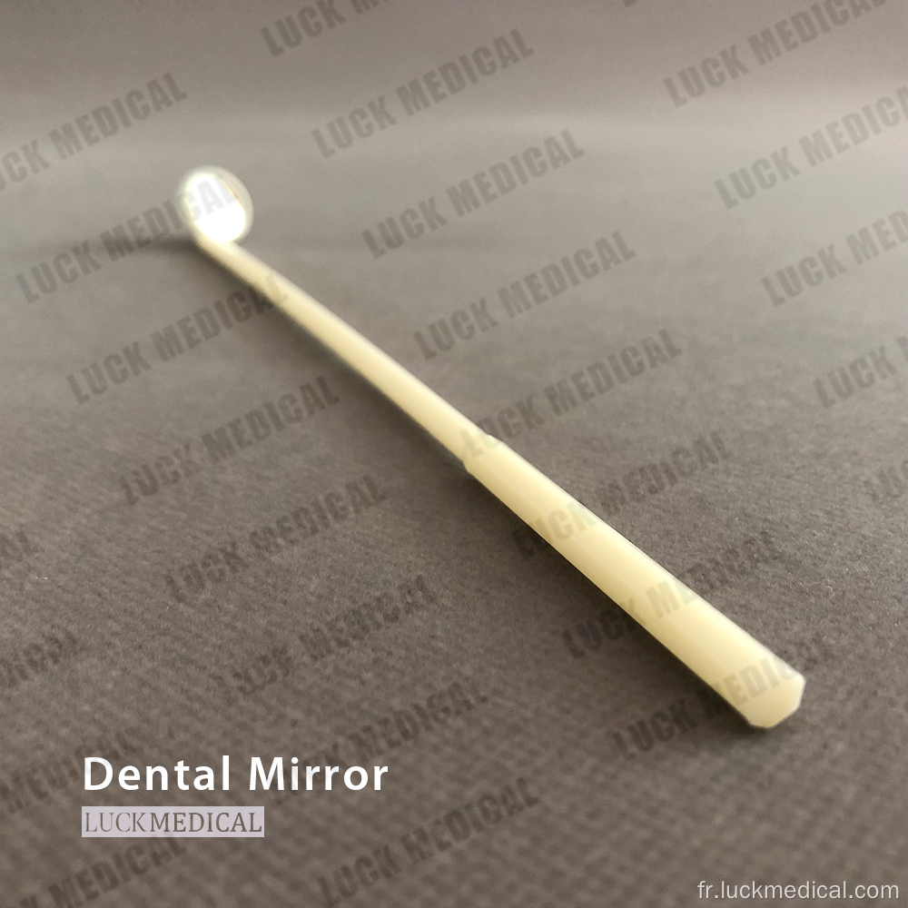 Miroir de bouche dentaire jetable