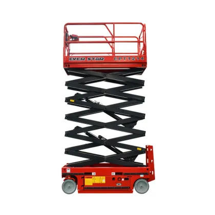 Hengxing 6-14m Battery-Powered Electric Scissor Lift - Auto-Adjustable Work Platform