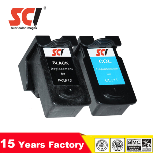 High quality no leakage compatible canon printer cartridges 510 &511