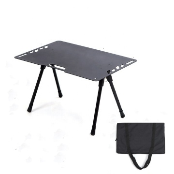 Mesa de acampar de aleación de aluminio táctico liviano portátil