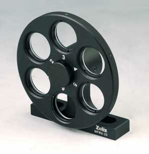 MFW6-25/MFW12-25 manual filter wheel