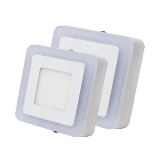6W Multi-Color Surface Mounted LED Panel Light: Factory Direct Blue/Yellow/Green/Red/Pink Downlight