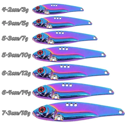 XUHANG BZV08 Zinc Vibrating Fish Metal Vib Lures