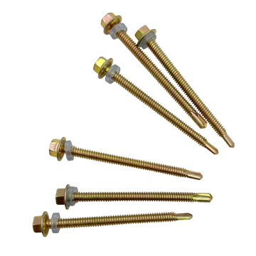 Drilling Hex Head Self Tapping Self-Drilling Roofing Screw With Washer