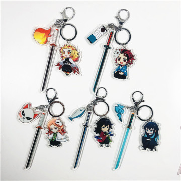 Demon Slayer Acrylic Double Sided Keychain