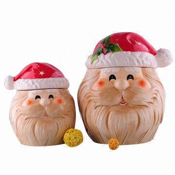 Ceramic Santa Cookie Jar