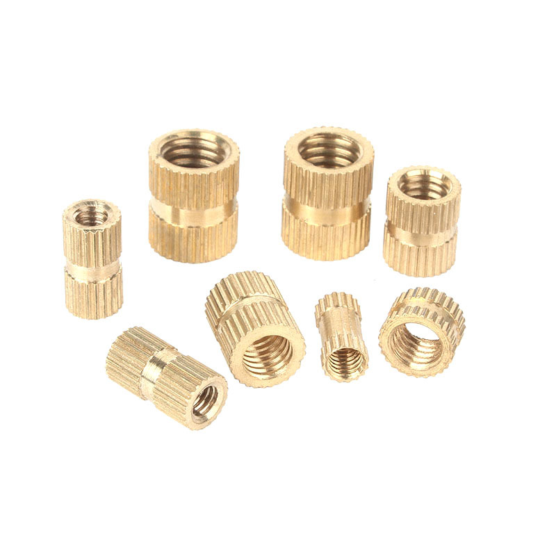 High Precision Brass Hex Nuts Threaded Inserts Zinc Plated and Passivated for Mining and Water Treatment Rivet Nut Type