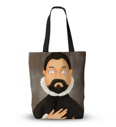 Van Gogh and Monet Oil Painting Canvas Tote Bag