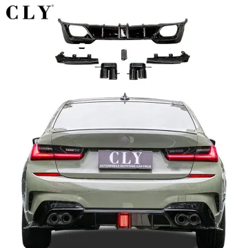 Genuine BMW 3 Series G20 G28 Racing Rear Lip with Exhaust Pipe and Diffuser