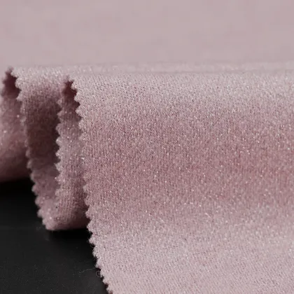 Fantastic Shiny Yarn Blend Double Face Jacquard Merino Wool Fabric for Fashion Clothing & Casual Suits