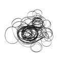 50PCS Universal Assorted Common Flat Rubber Belt Mix Cassette Tape Machine Belt for Recorders Walkman CD DVD Drives 4mm Width