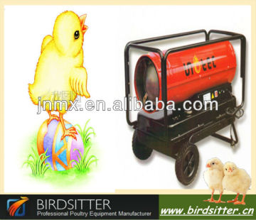 Long using life high efficiency fuel poultry heating system