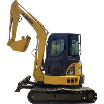 Used Komatsu PC55/55 Excavators for Sale - 5 Ton Japanese Construction Equipment