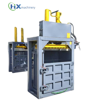 Vertical Downstroke Baler for Aluminum Cans and Plastic Bottles with Safety Features for Sale