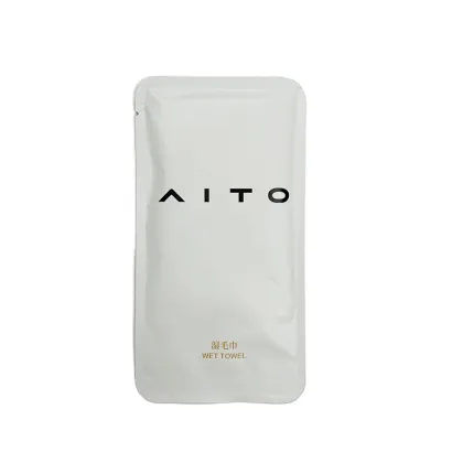 Customized hotel restaurant independent clean wet towels