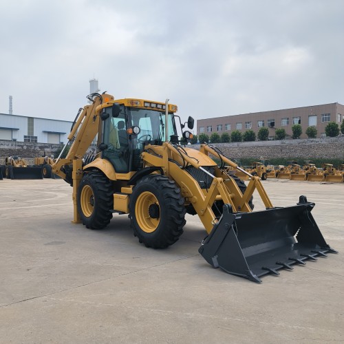 Надежный экскаватор-погрузчик для оптимальных задач земляных работ