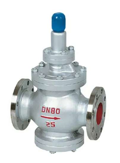 adjustable diaphragm pressure reducing valve for steam