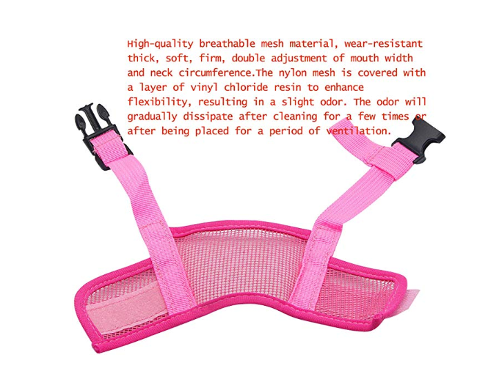 Dog Muzzle with Adjustable Straps