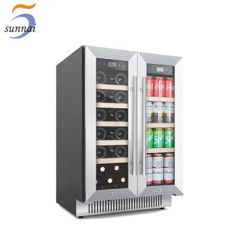 Small commercial undercounter beverage and wine cooler
