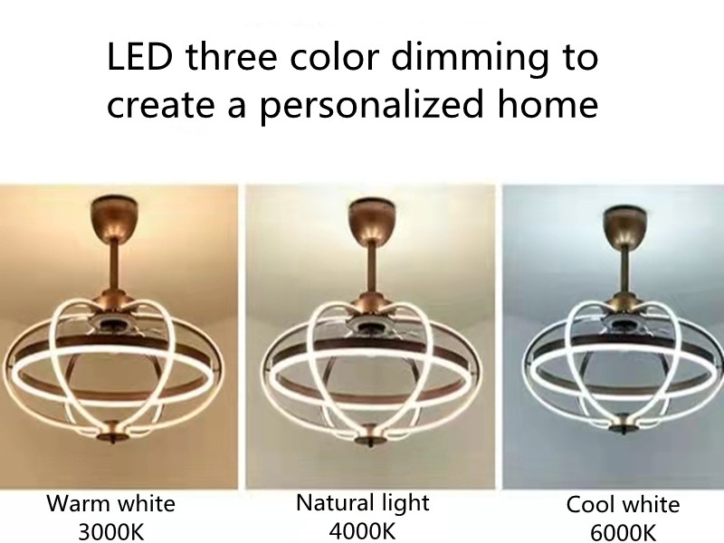 Simple modern design ceiling fan light