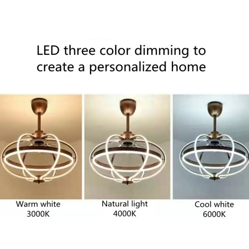 Simple modern design ceiling fan light