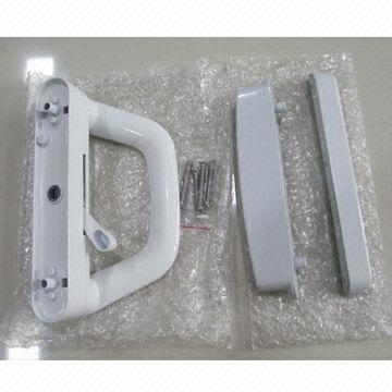 Aluminum Sliding Door Handle, Zinc Alloy, White and Black Color
