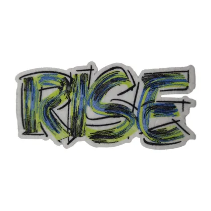 Embroidery logo on felt cloth