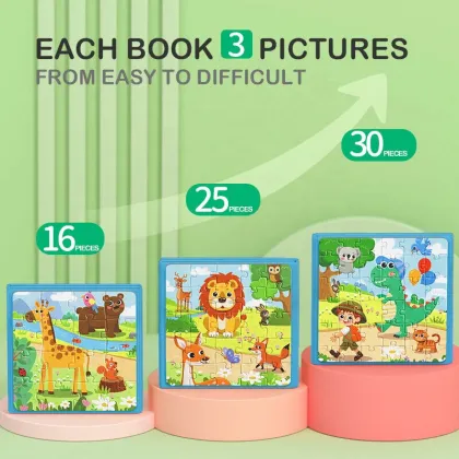 ULi Factory Wholesale: Magic Jigsaw Puzzle Board Books for Early Learning and Kids