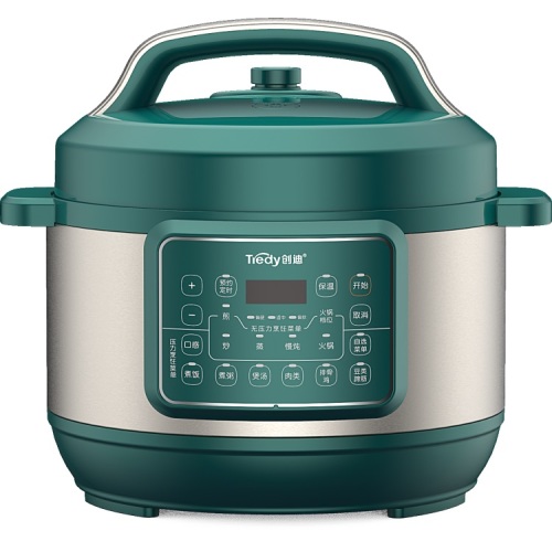 Big Size Series 5.5L dual-hat cooker good quality kitchen electric multi pressure cooker Hot pot Steamer blue Supplier