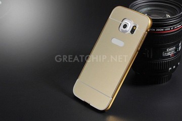 For samsung galaxy note5 metal mirror aluminum bumper case